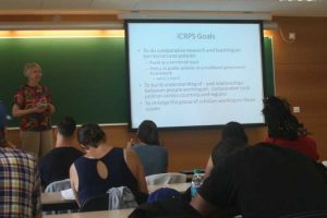 Judy Stallmann explains ICRPS' goals